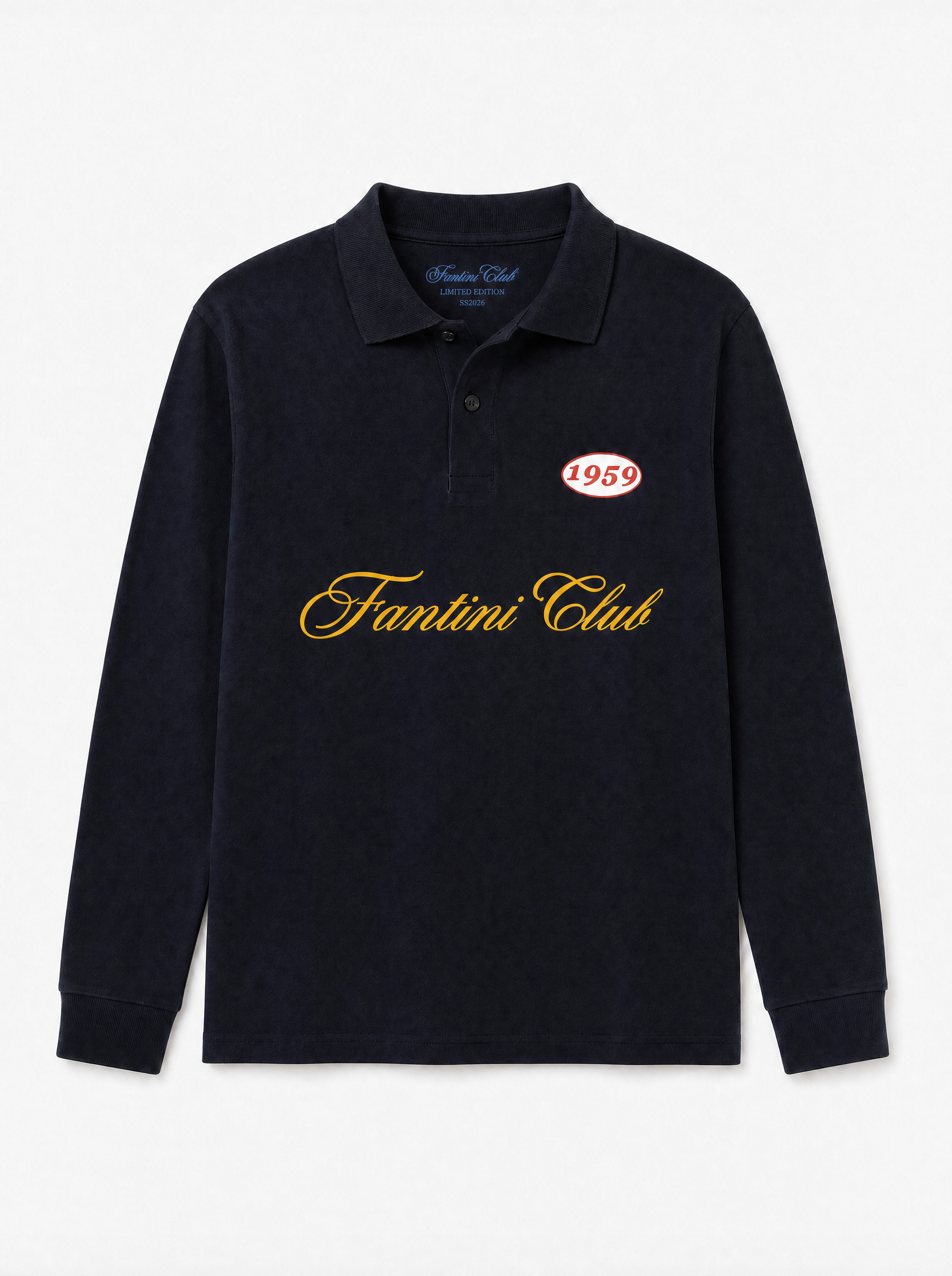 Long-Sleeve Piquet Polo