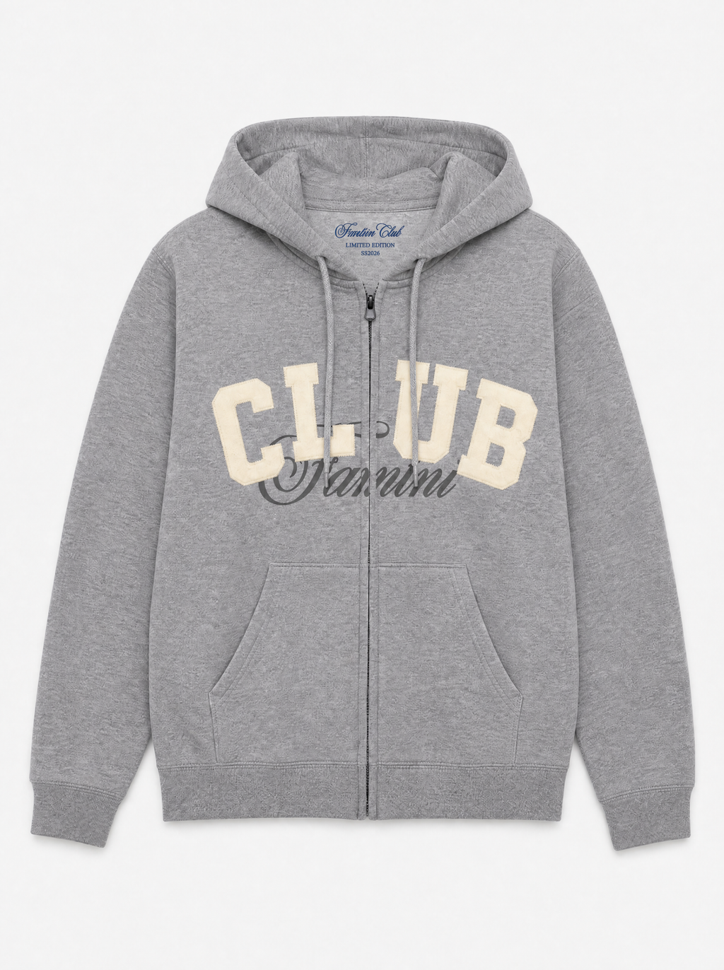 Patch Logo Full Zip Hoodie