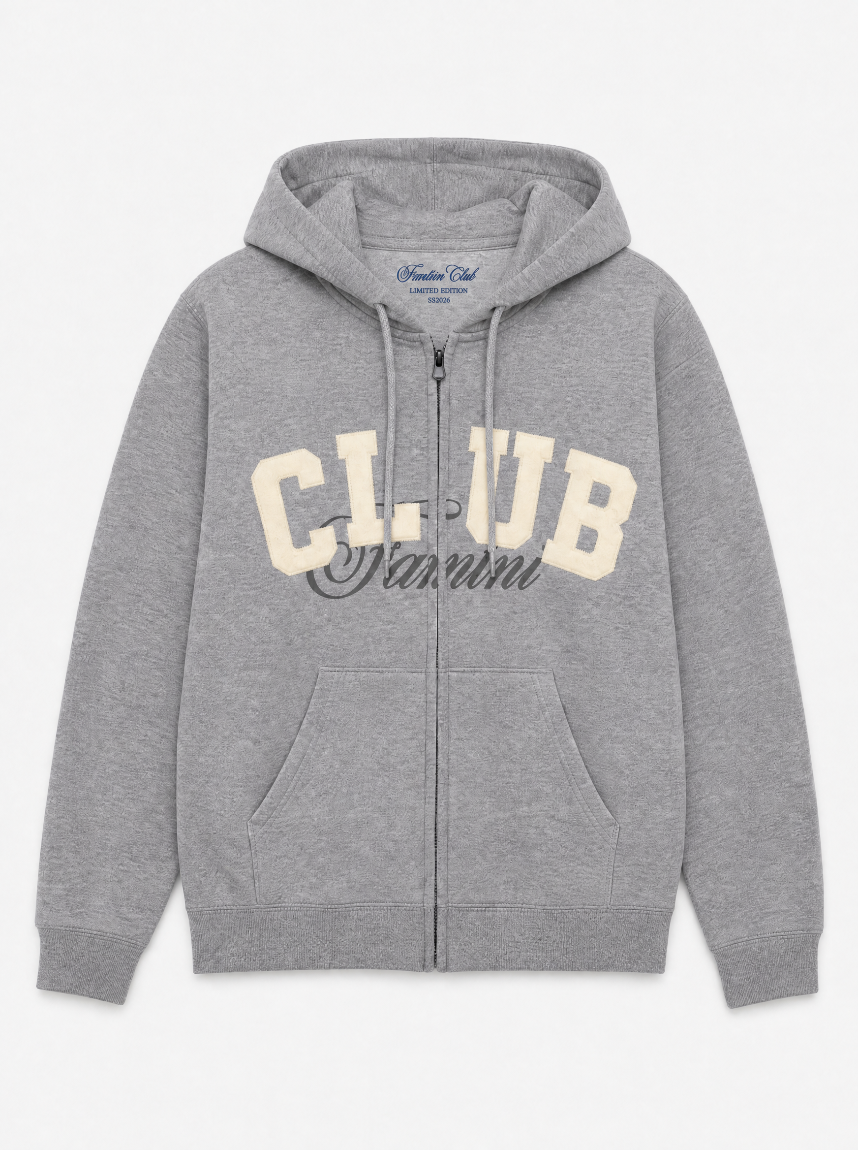 Patch Logo Full Zip Hoodie