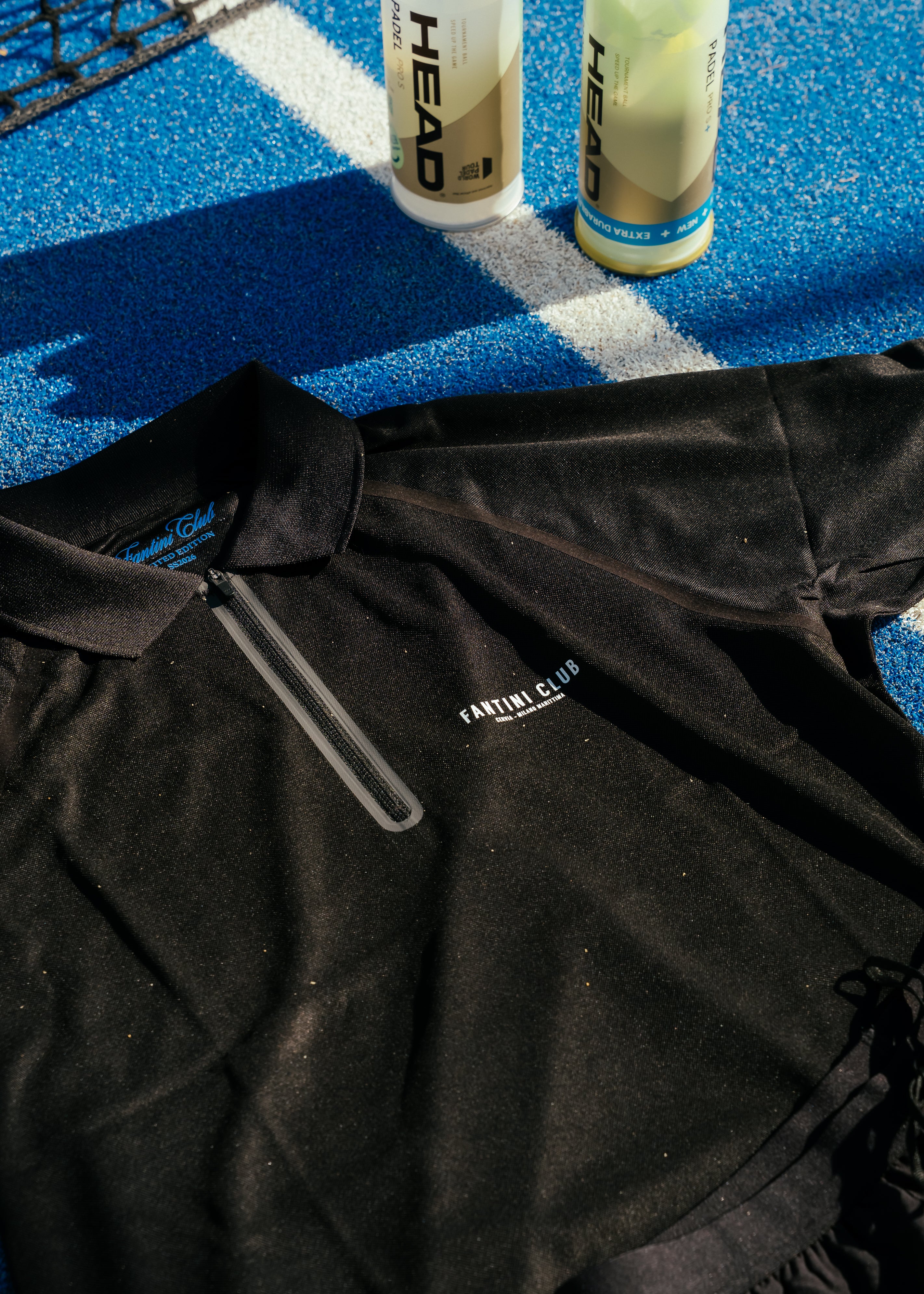 Technical Zip Polo