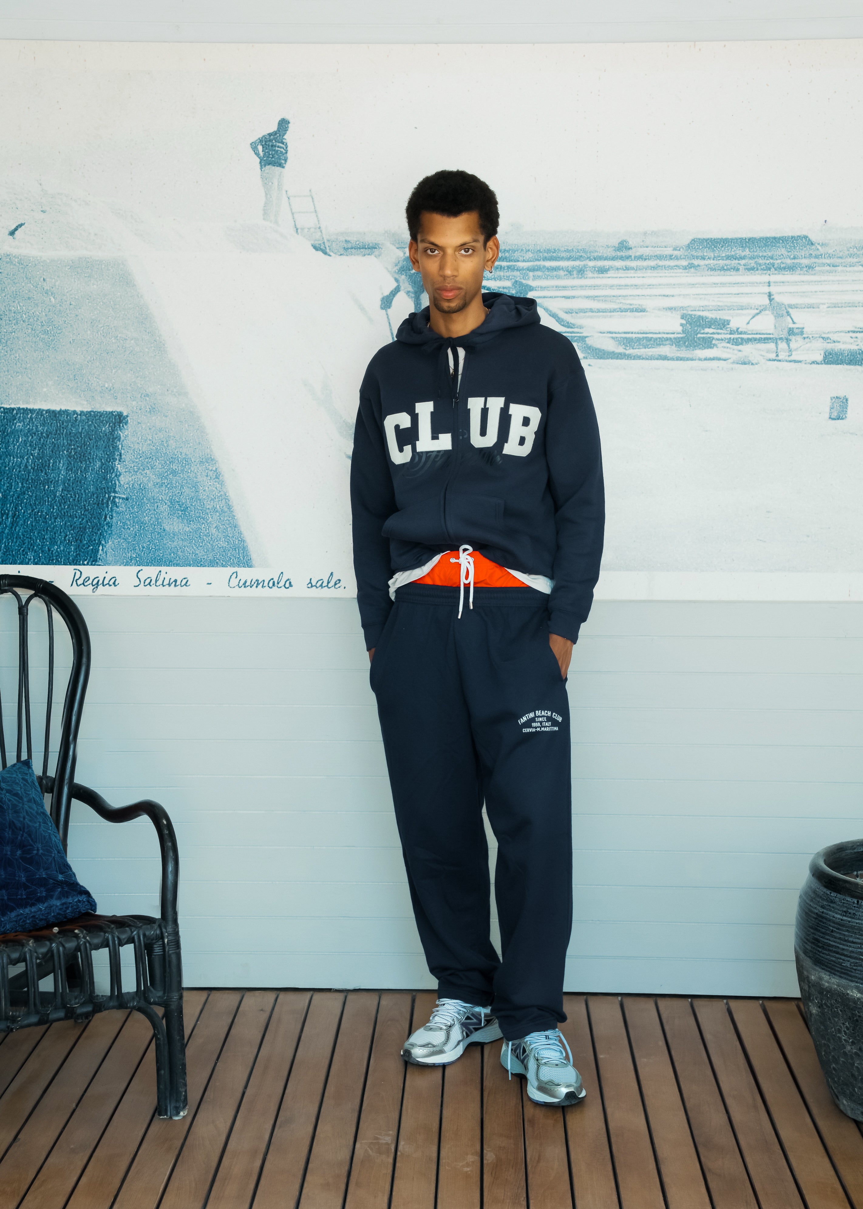 Patch Logo Full Zip Hoodie