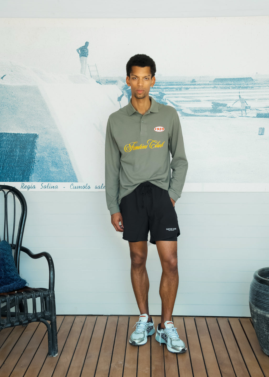 Long-Sleeve Piquet Polo