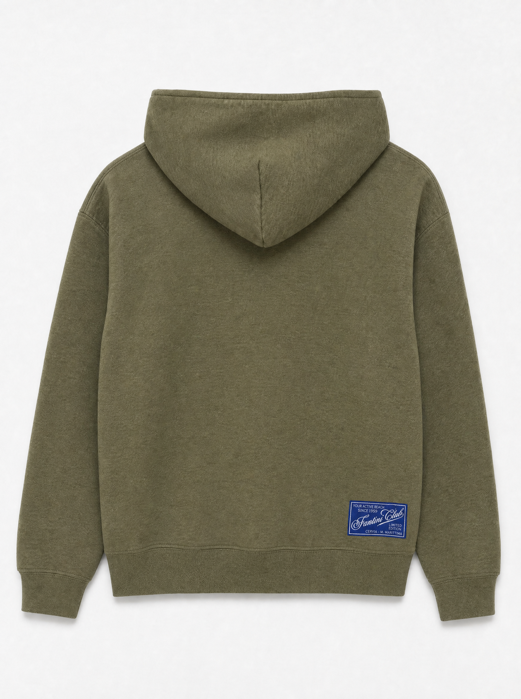 Patch Logo Full Zip Hoodie
