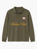 Long-Sleeve Piquet Polo