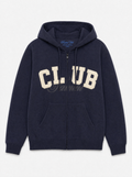 Patch Logo Full Zip Hoodie