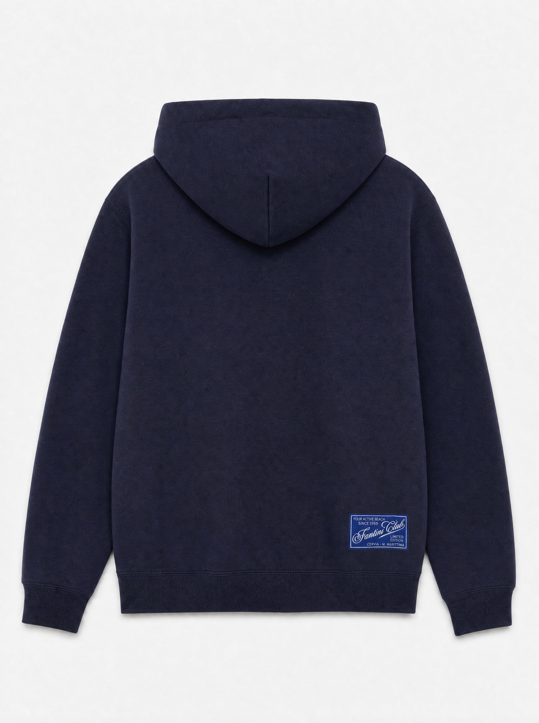 Patch Logo Full Zip Hoodie